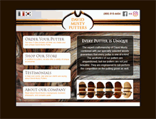 Tablet Screenshot of mustyputters.net